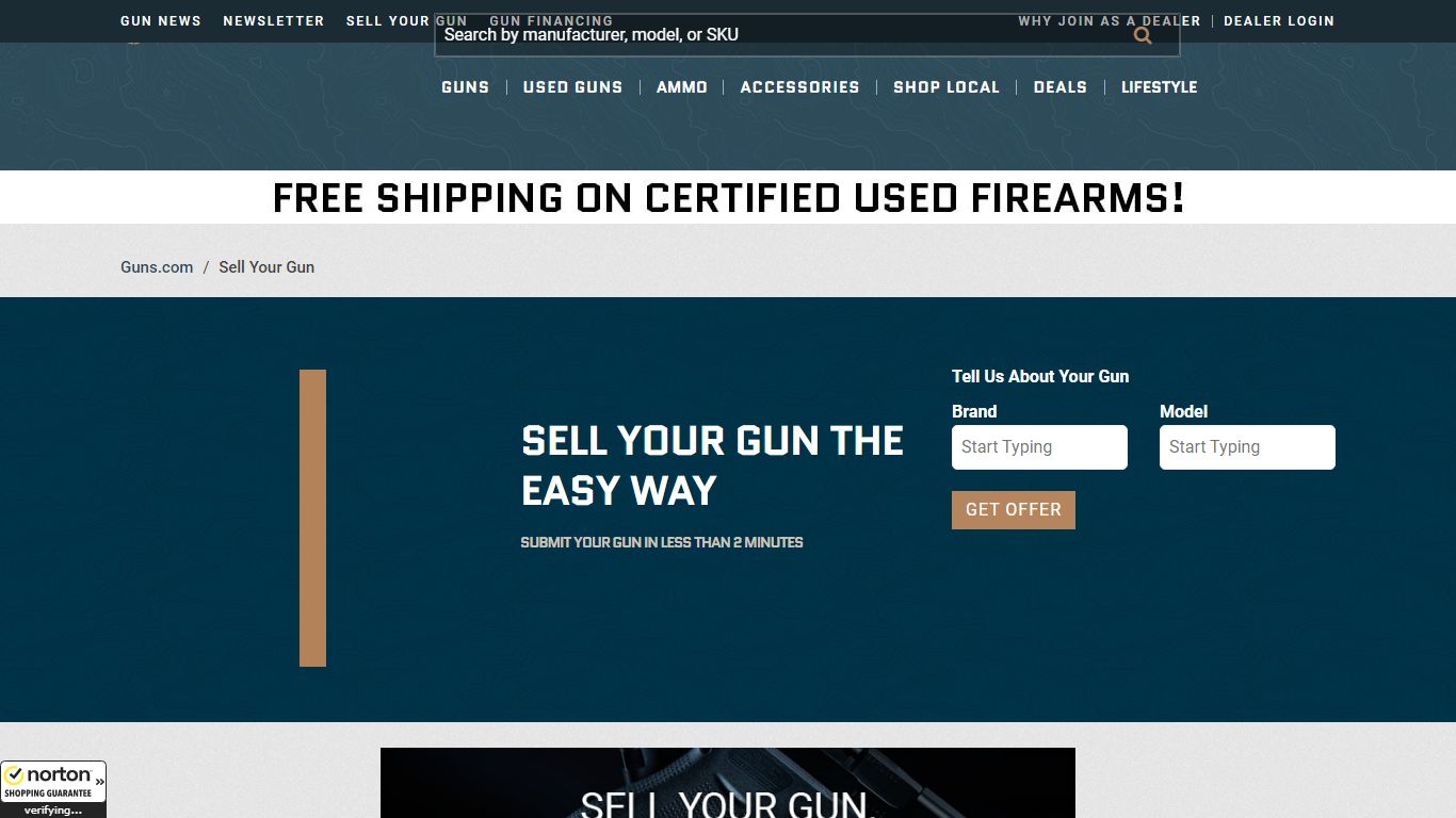 Sell Your Guns - Cash For Firearms :: Guns.com